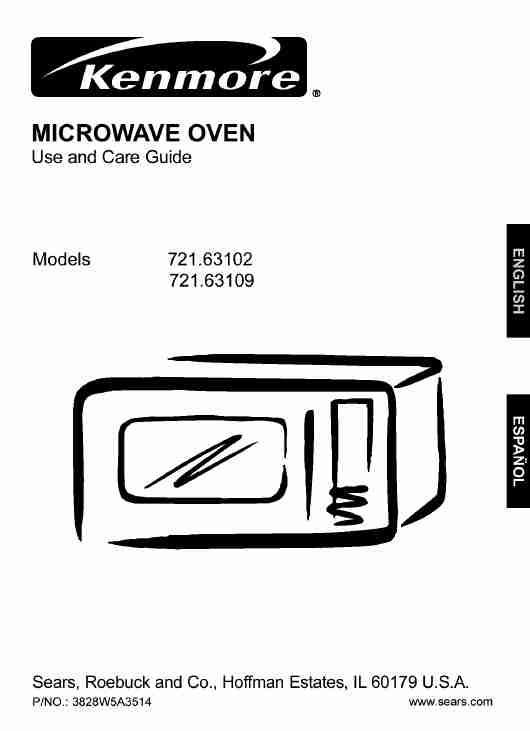 Kenmore Microwave Oven 721_63102-page_pdf